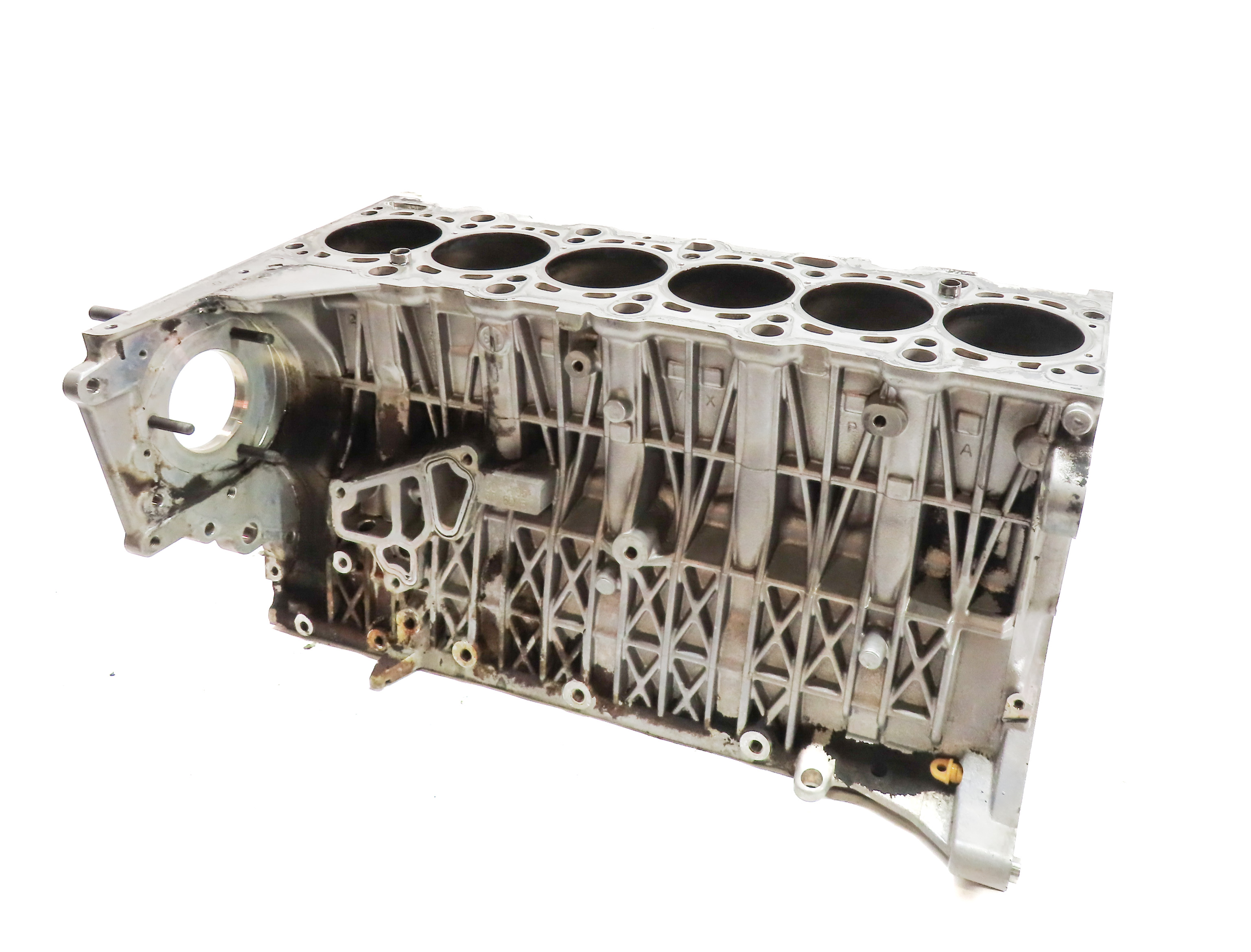 09-13 BMW X5 335D (E70 E90) 3.0L TWIN TURBO M57Y DIESEL ENGINE CYLINDER BLOCK — exact item pictured